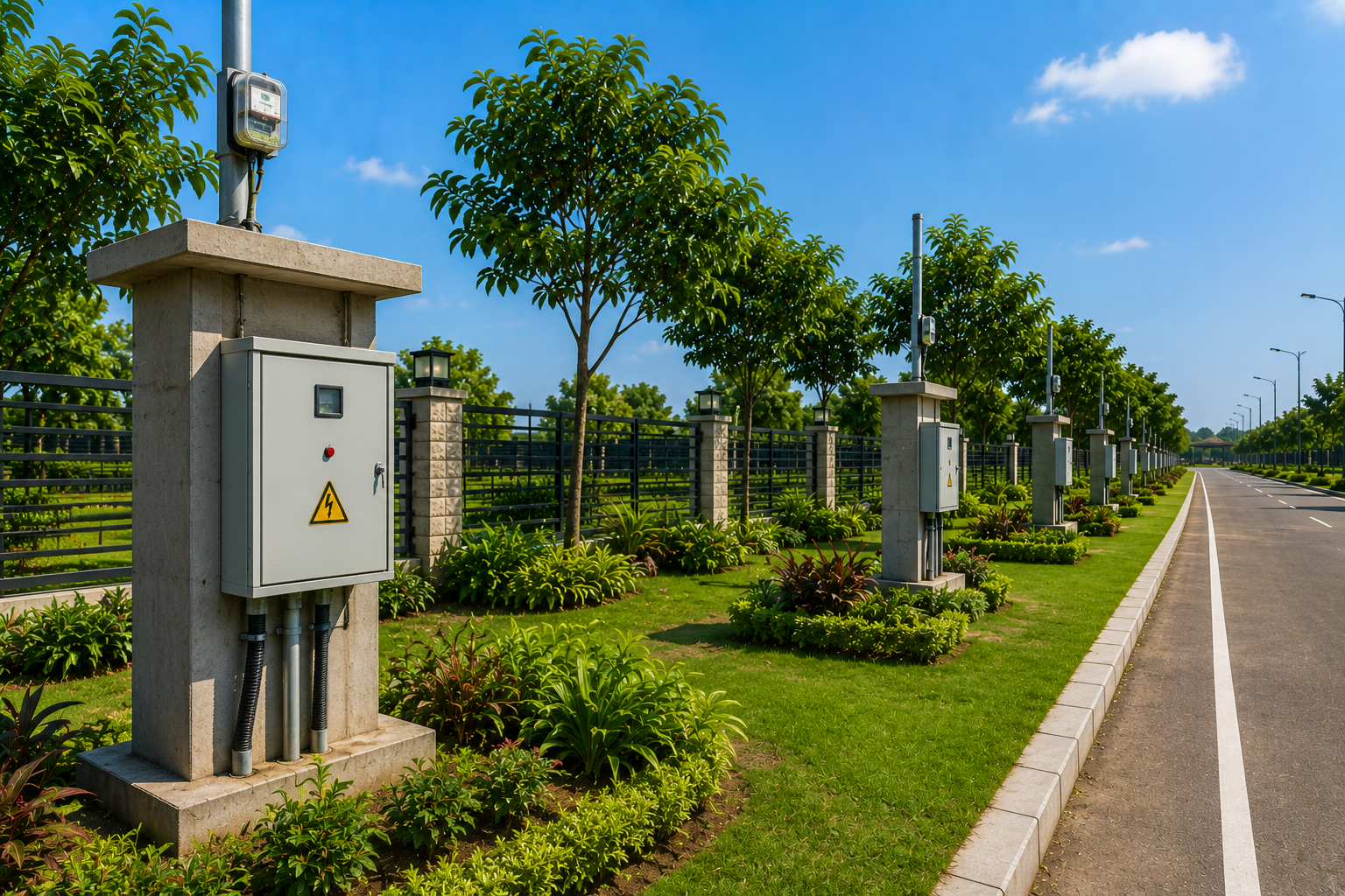Three Phase Electricity Connection Infrastructure - Farmhouse near NH-48