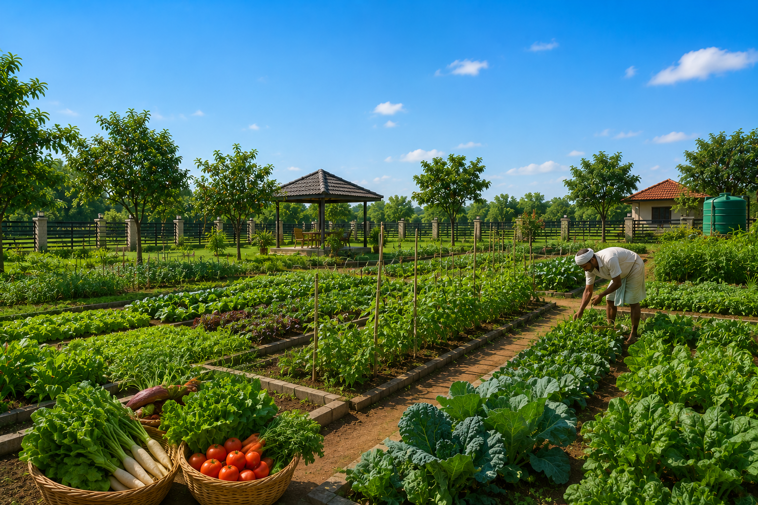 Organic Farming Area - Sustainable Agricultural Plots in Dharuhera
